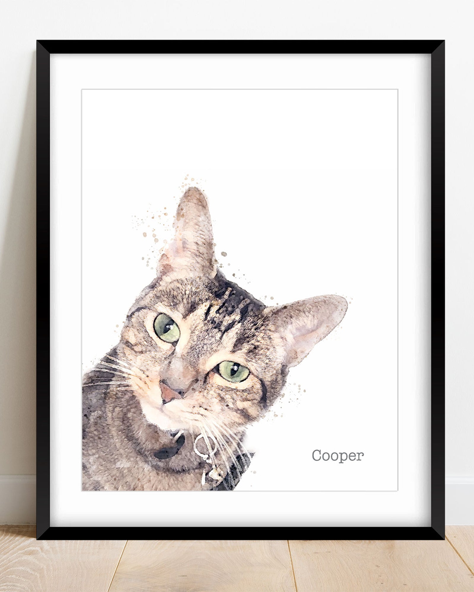 Custom Cat Portrait, Watercolor Cat Portrait, Pet Portrait, Custom Cat  Digital Painting, Custom Cat Art, Memorial Cat - framed canvas/5x7 - Yahoo  Shopping