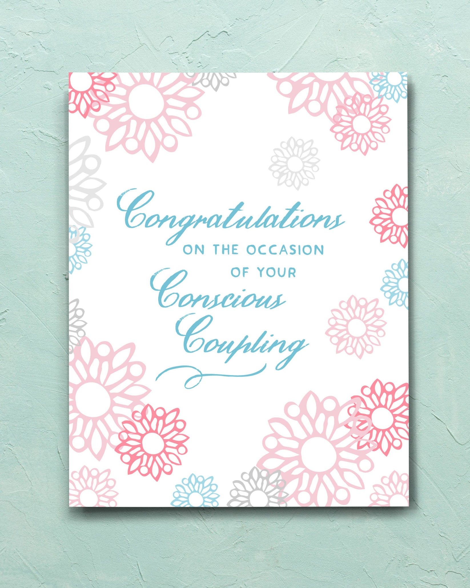 Unique Funny Wedding Card, Conscious Coupling Card by Smirkantile ...